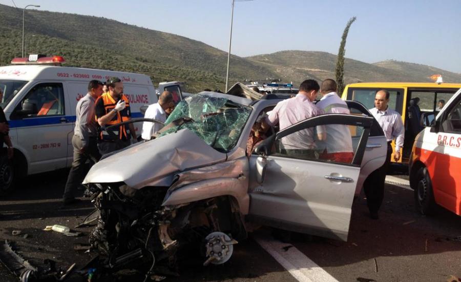 مصرع مواطنين بحوادث سير بالضفة الغربية 