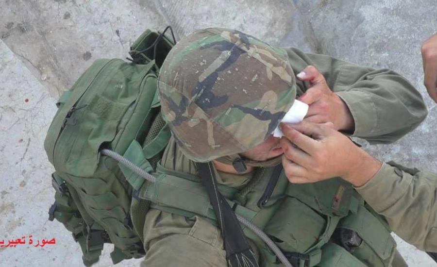 اصابة جندي اسرائيلي في مواجهات غرب رام الله 