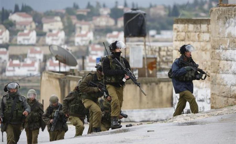 الجيش الاسرائيلي ينتشر في الضفة الغربية 