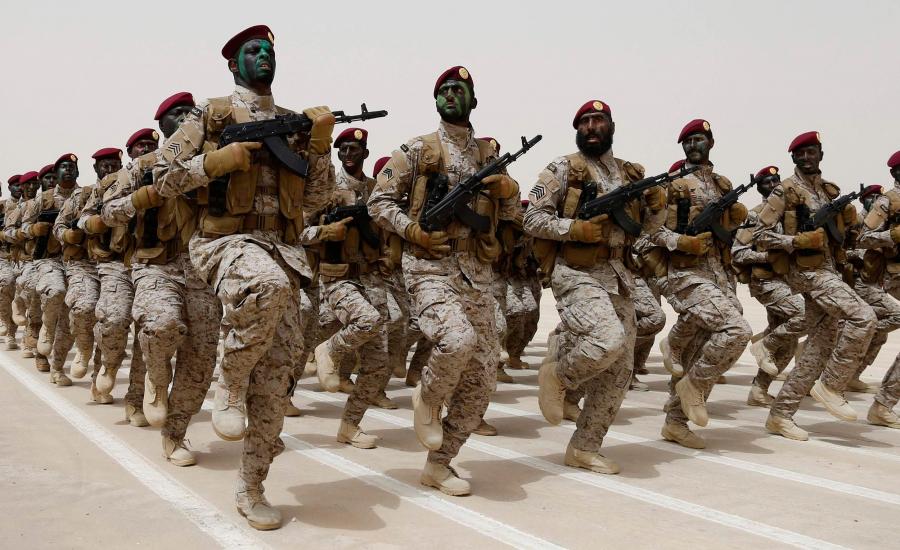 saudi troops