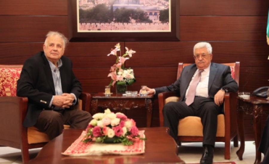لقاء الرئيس مع حنا ناصر رئيس لجنة الانتخابات