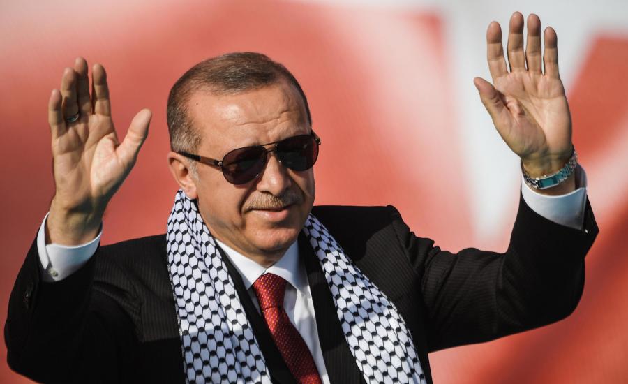 اردوغان والقضية الفلسطينية 