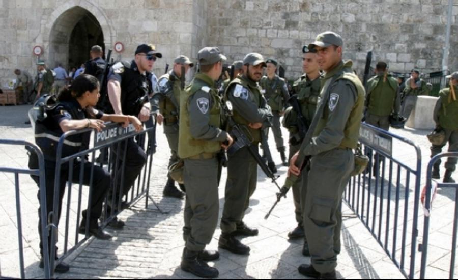 قوات كبيرة من الشرطة الاسرائيلية