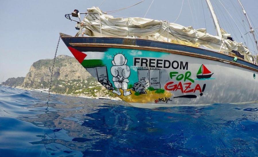 بحرية الاحتلال تستولي على سفينة الحرية التي ابحرت من أوروبا