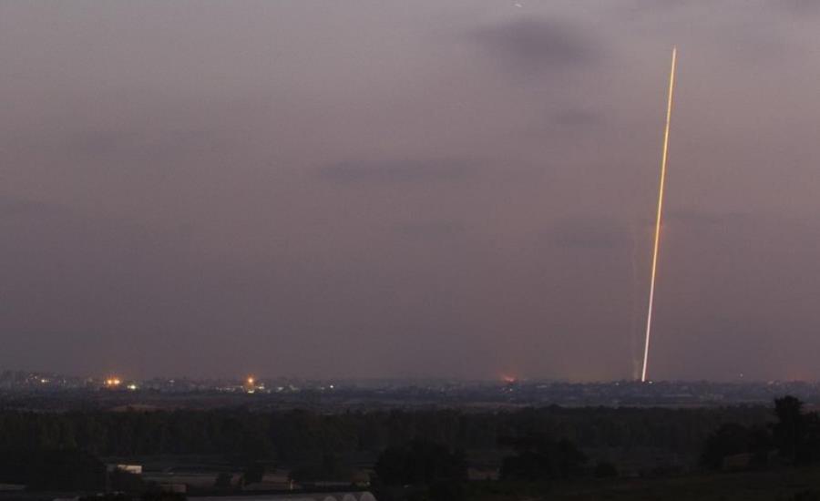اطلاق صواريخ على غزة 