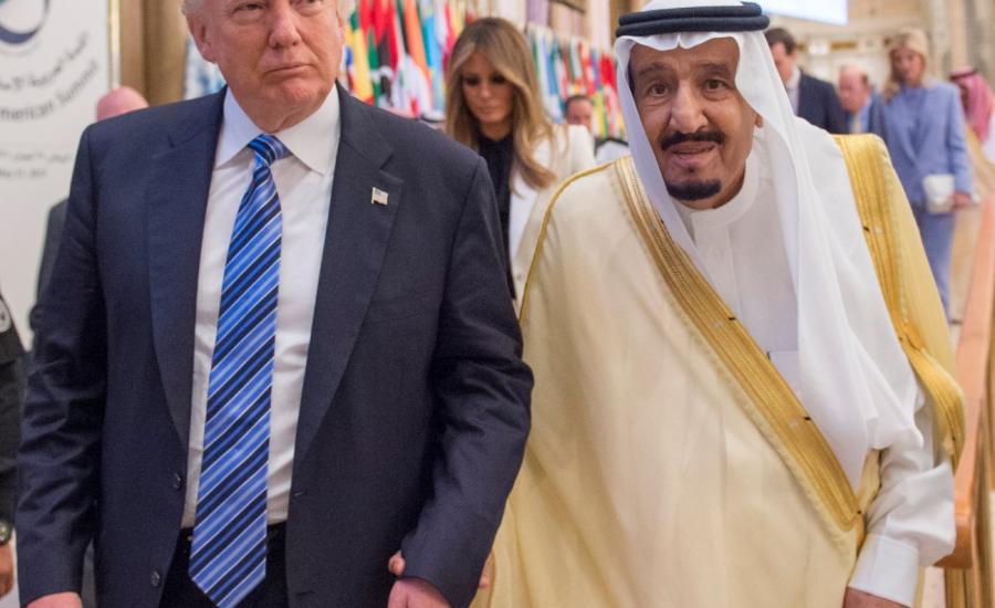 العاهل السعودي يزور البيت الابيض للقاء ترامب 