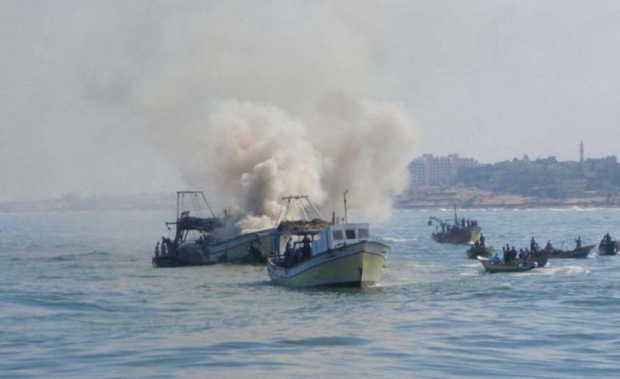 البحرية الاسرائيلية والصيادين في غزة 