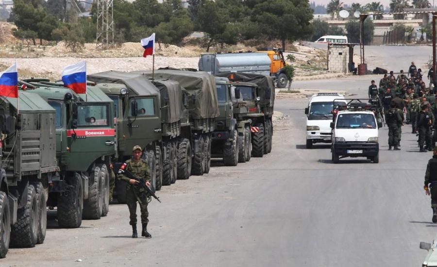 القوات الروسية في ادلب 