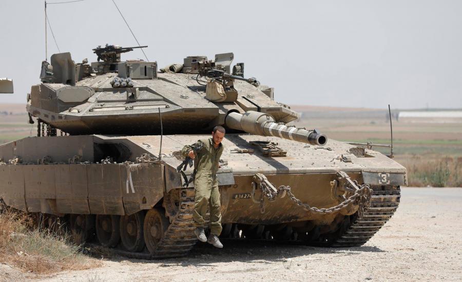 مناورة عسكرية اسرائيلية في الجولان 