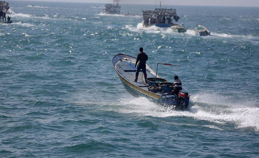 مسيرة مائية في قطاع غزة 