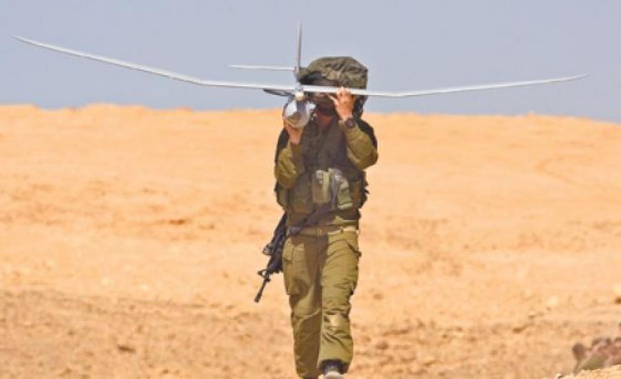 تحطم طائرة استطلاع اسرائيلية في غزة 