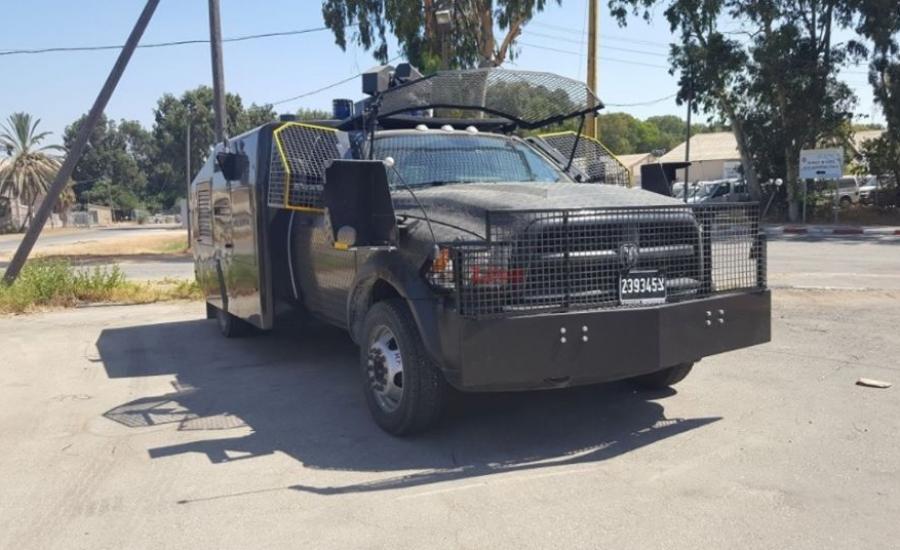 بالصور: مركبة عسكرية إسرائيلية جديدة في الضفة