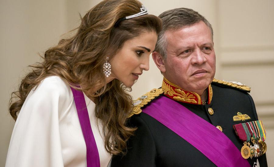 الملكة رانيا والسفارة الامريكية في القدس 