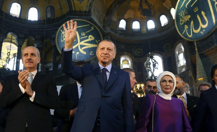 اردوغان وتركيا ومسجد آيا صوفيا 