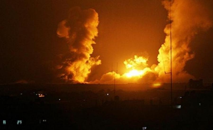 Explosions-in-the-sky-as-the-IAF-attacks-southern-Gaza-Nov.-15-2019