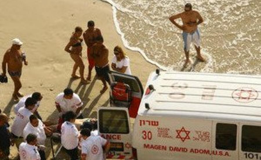 وفاة 3 اسرائيليين غرقا في بحر نهاريا
