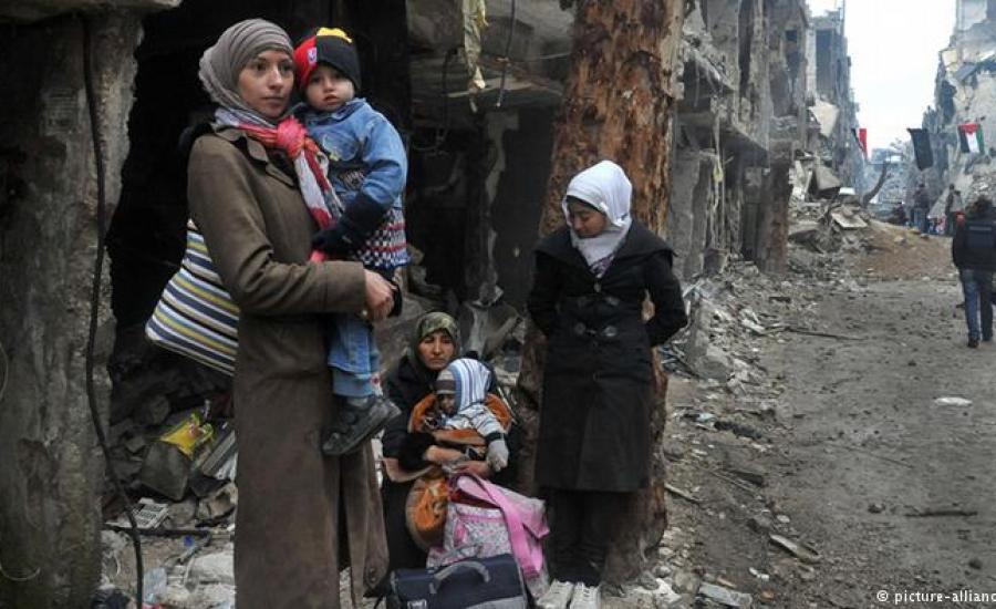 السماح بعودة اللاجئييين الفلسطينيين الى مخيم اليرموك 