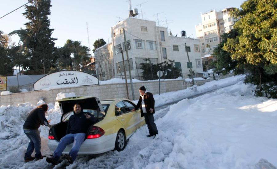 الثلوج في فلسطين 