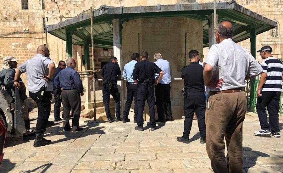 الاحتلال يعتقل اربعة من موظفي الاوقاف في القدس 