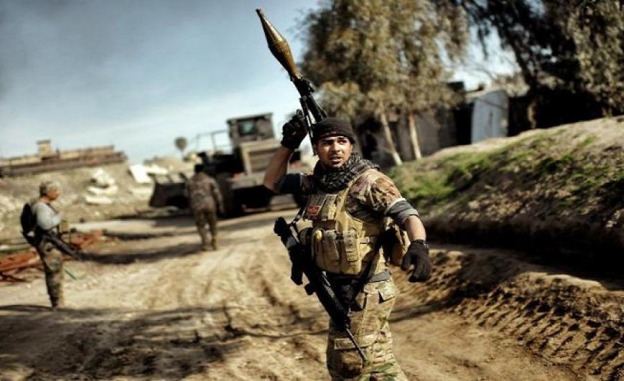 القوات العراقية تتقدم باتجاه جامع النوري غربي الموصل
