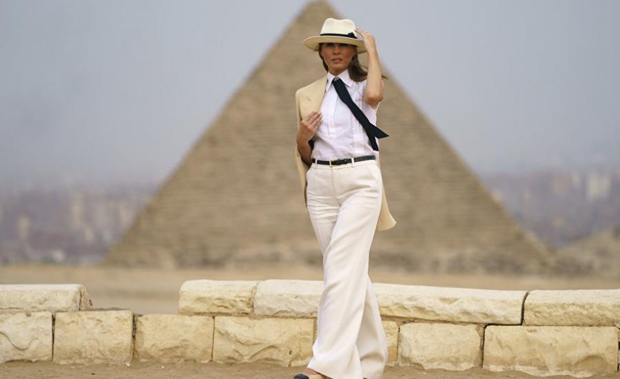 ميلانيا ترامب في القاهرة 