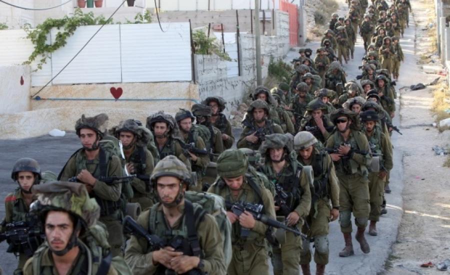 الجيش الاسرائيلي في الضفة الغربية 