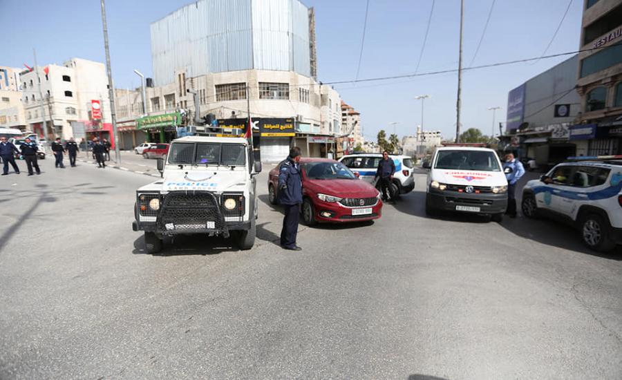 الشرطة الفلسطينية تضبط مركبات 