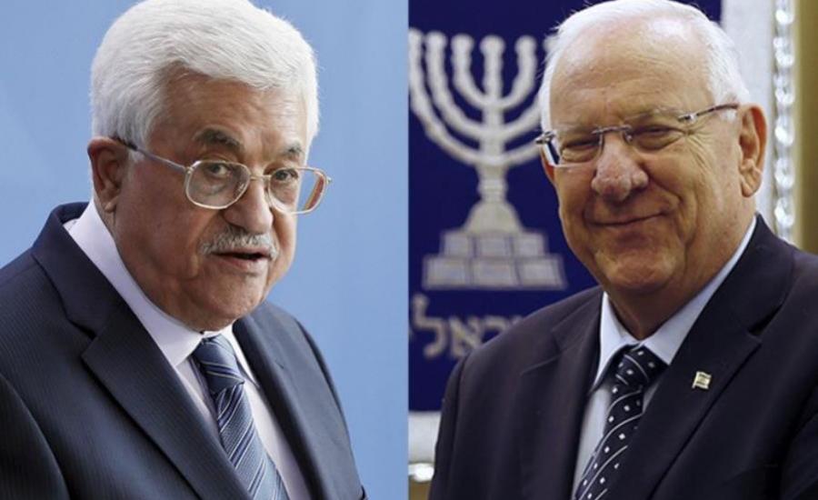 عباس والرئيس الاسرائيلي 