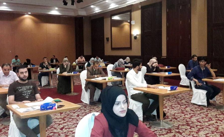 الوفد الكويتي للتعاقد مع معلمين فلسطينيين من قطاع غزة 