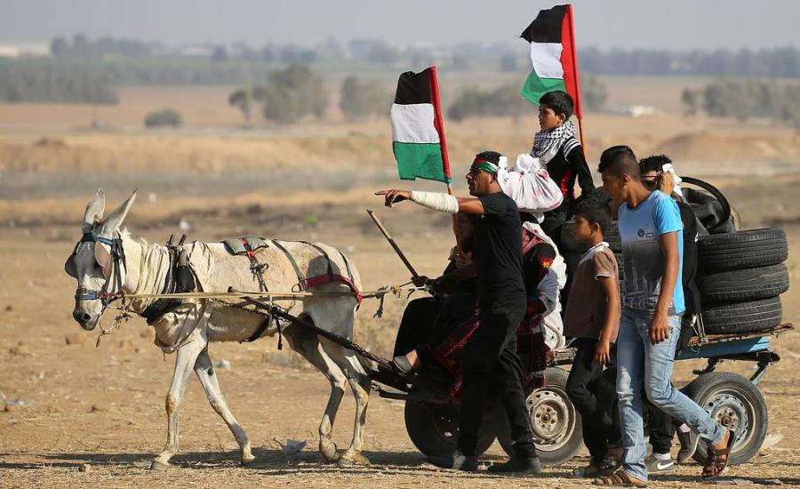 الشهداء في غزة خلال مسيرة العودة 
