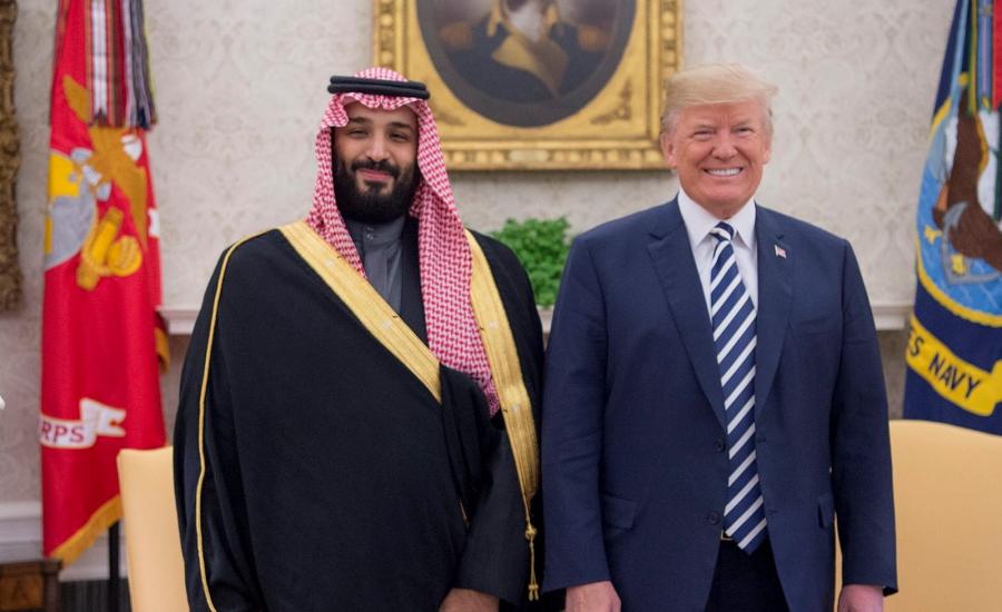 ترامب وولي العهد السعودي 