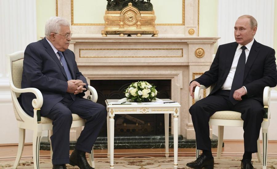بوتين والرئيس الفلسطيني 