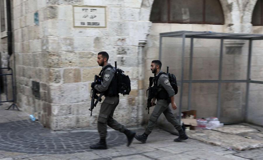 اعتقال شاب فلسطيني في القدس 