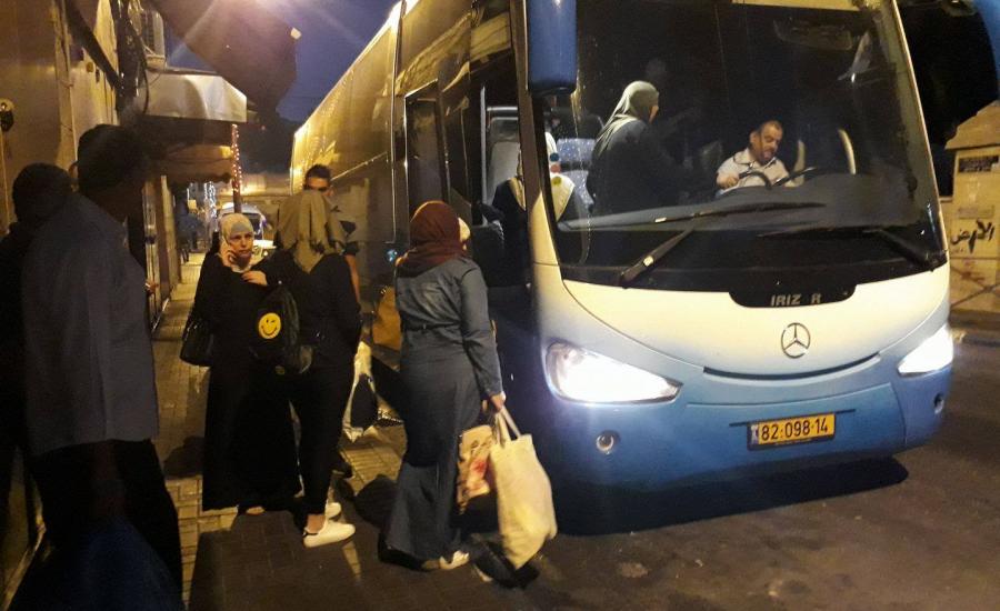 95 عائلة مقدسية تتوجه لزيارة أبنائها الأسرى على نفقتها الخاصة