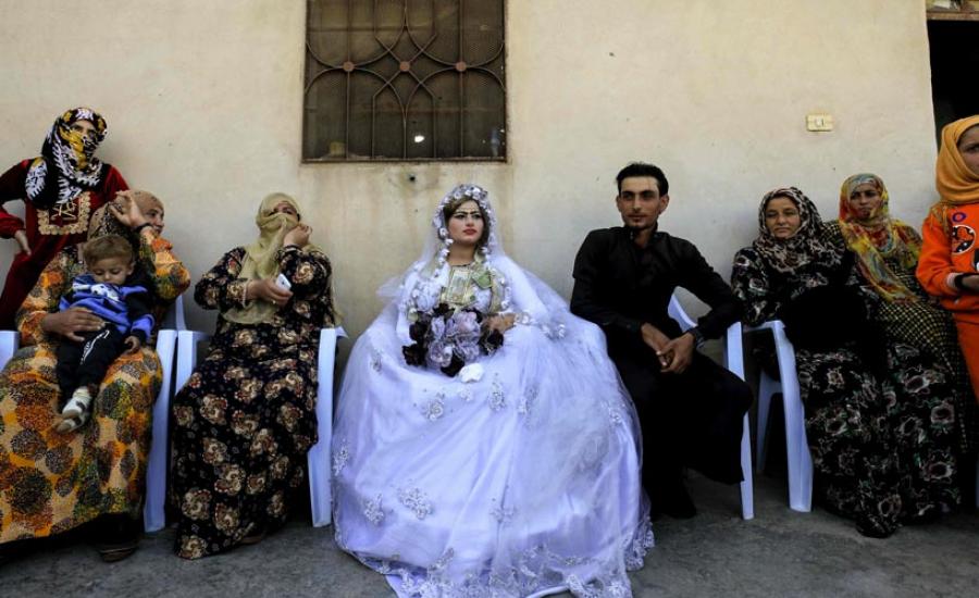حفل زفاف في الرقة السورية 