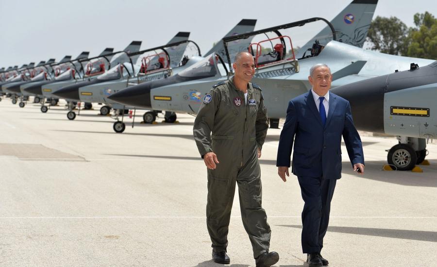 نتنياهو والقوة العسكرية الاسرائيلية 