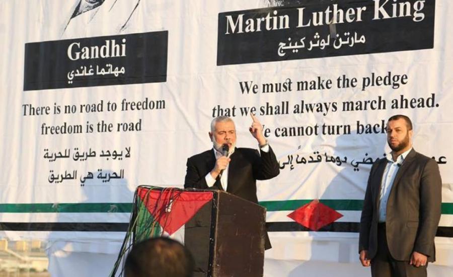 الحكومة الفلسطينية وخطاب هنية 