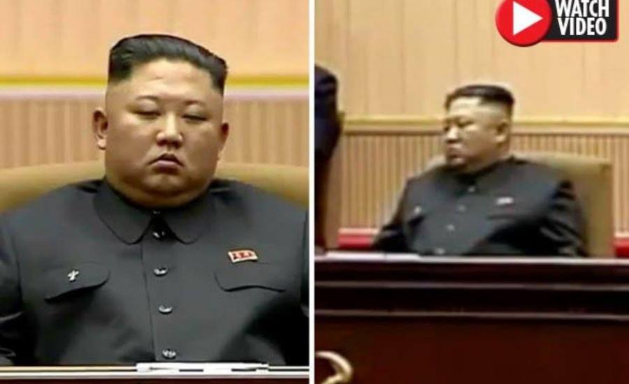 الزعيم الكوري الشمالي يغط في النوم 
