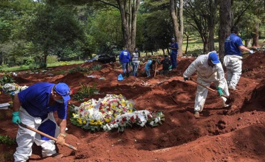 وفيات البرازيل جراء كورونا 