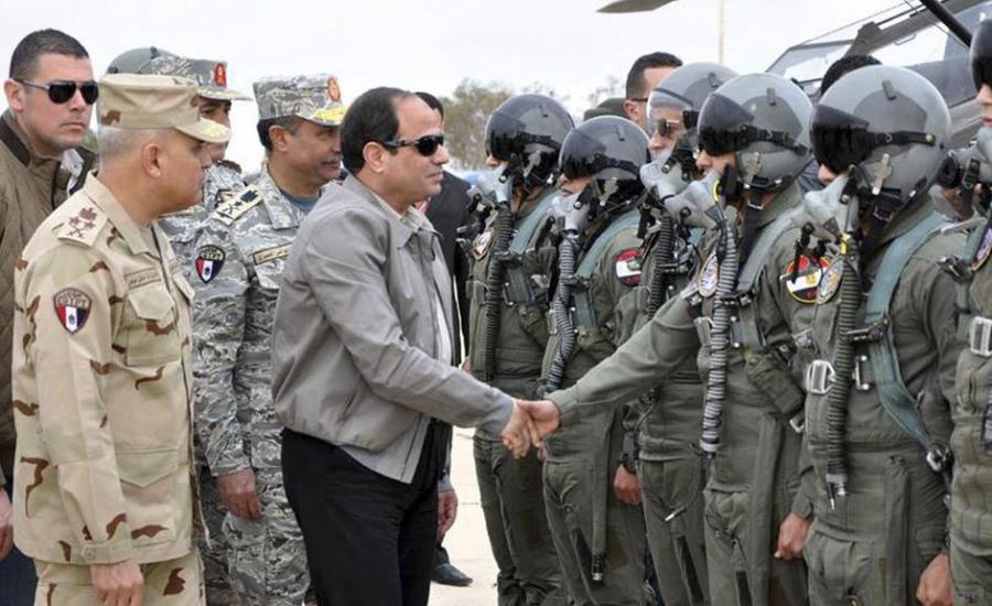 الجيش المصري وليبيا 