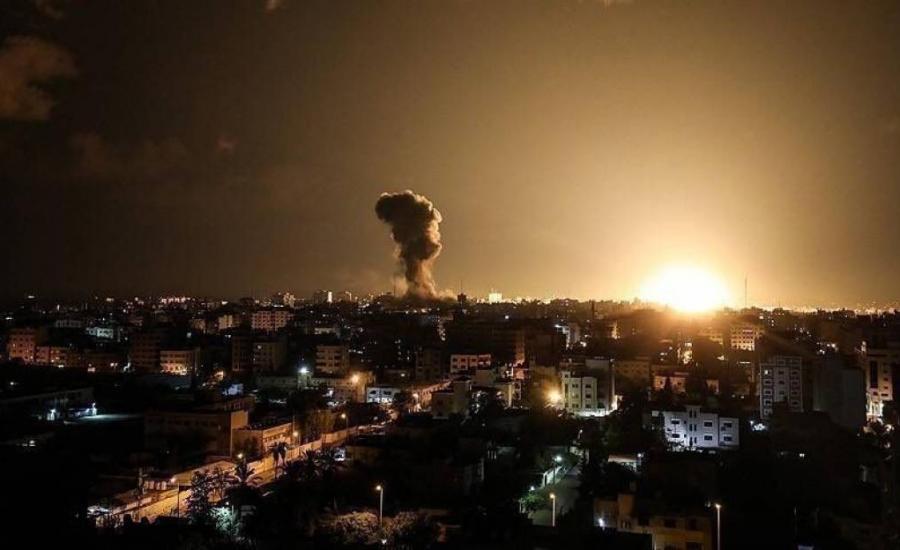 المدفعية الاسرائيلية تقصف اهدافا في غزة 