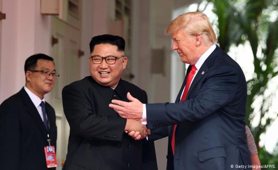 ترامب والزعيم الكوري الشمالي والحرب 