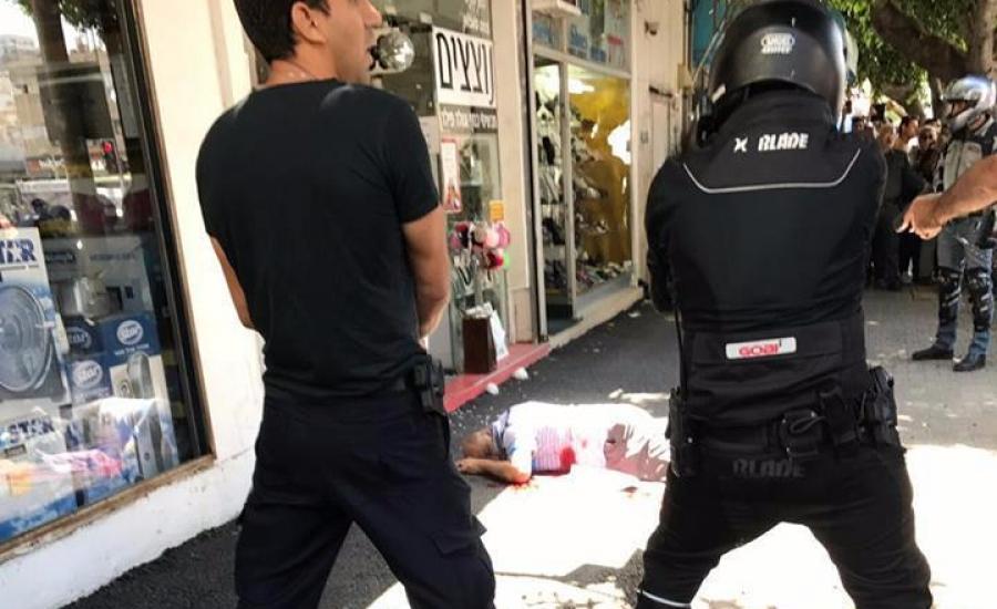 اصابة شرطي اسرائيلي بطعن في تل أبيب 