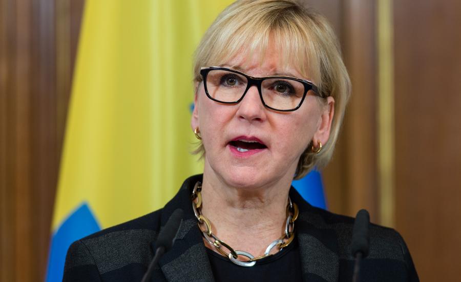 وزيرة خارجية السويد: إسرائيل شعرت بالقوة بعد قرار ترامب!