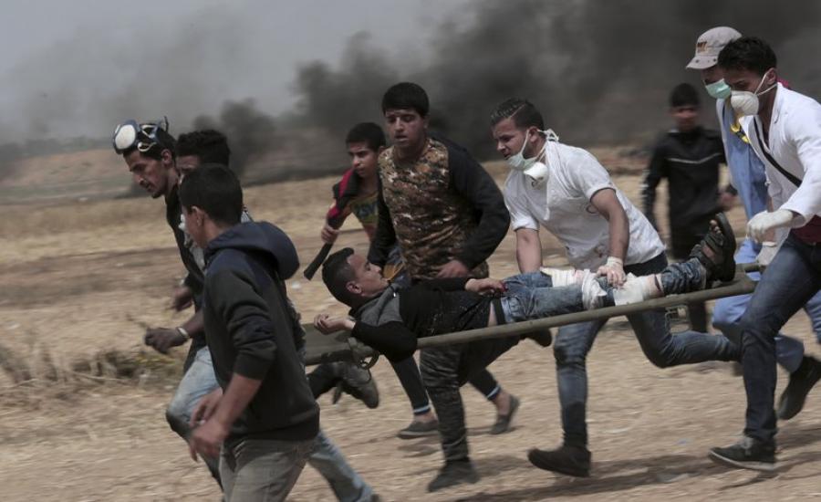 اصابة شاب برصاص الاحتلال شمال غزة 