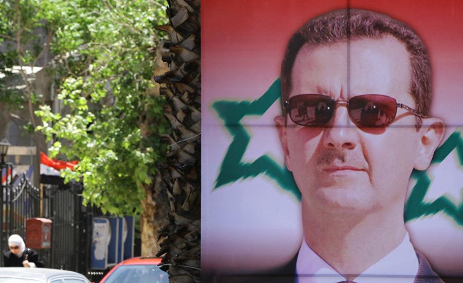 ليبرمان وبشار الأسد 