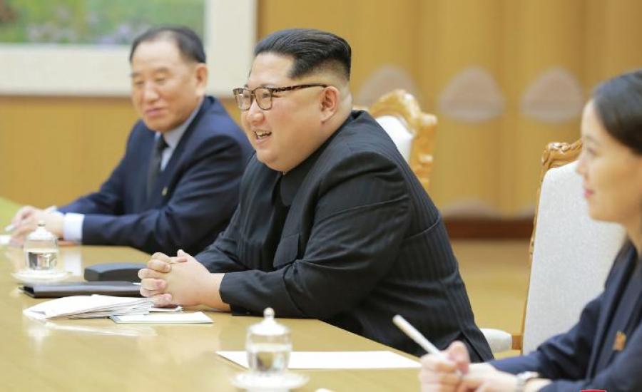 الزعيم الكوري الشمالي وكوريا الجنوبية 
