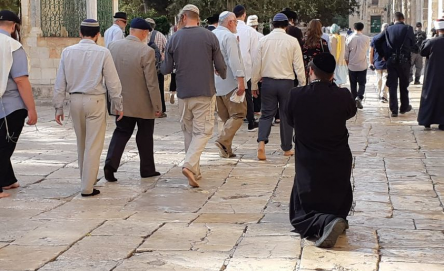 اقتحام المستوطنين للمسجد الأقصى المبارك 