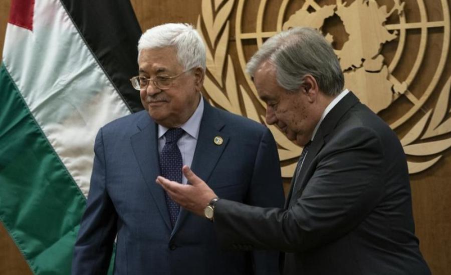 عباس والامم المتحدة 