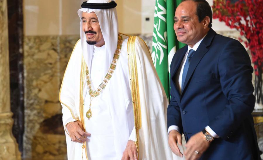 الرئيس المصري والملك سلمان 